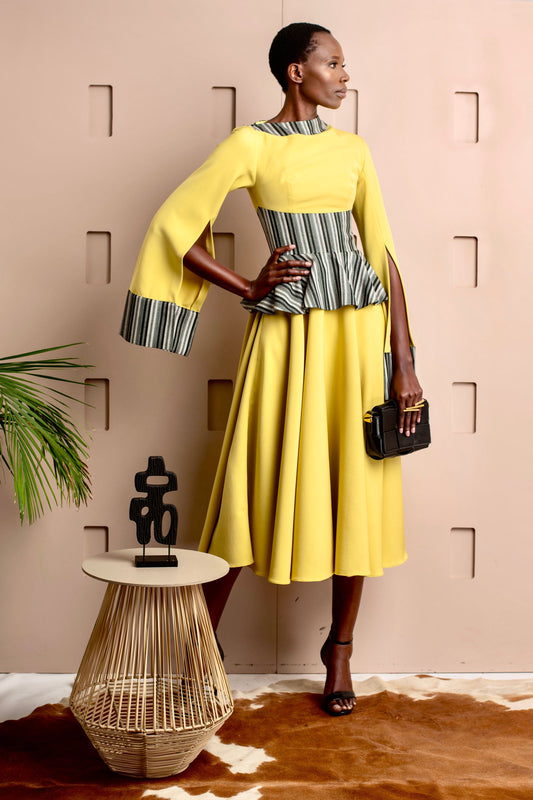 Peplum Corselet Dress