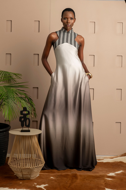 Lepe Ombre Halter Dress