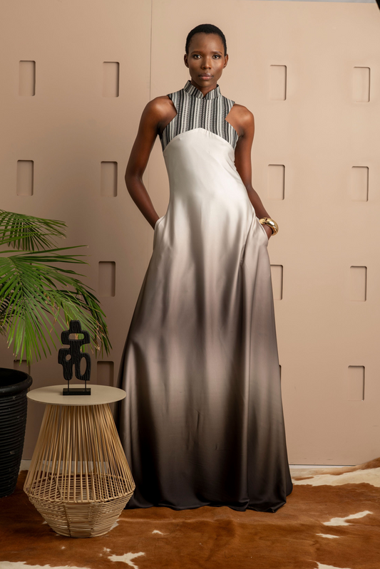 Lepe Ombre Halter Dress